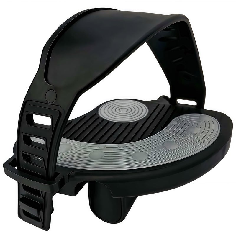 YBEKI Pro-Grade Exercise Bike Pedals with Adjustable Straps - 9/16" & 1/2" Spindle for Indoor Peloton/Schwinn/Spin Bikes | Heavy-Duty PP Plastic & PVC Straps + 500lb Capacity - Image 5